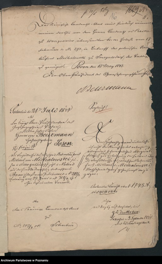 Obraz 19 z jednostki "A. betr. Michael von Michałowski aus Słupy, Kreis Schubin"