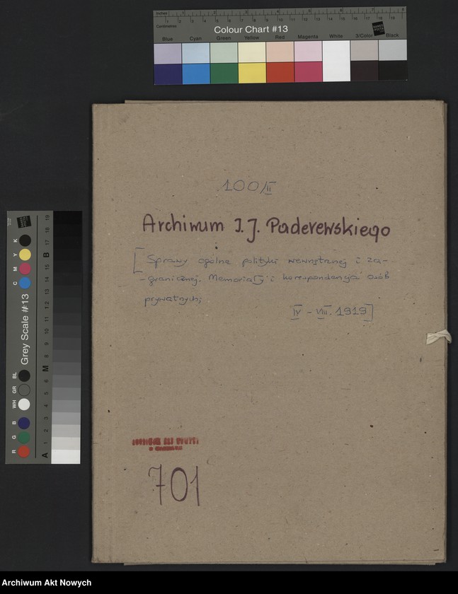 image.from.unit.number "Memoriały i korespondencja osób prywatnych w sprawach ogólnych polityki wewnętrznej i zagranicznej"