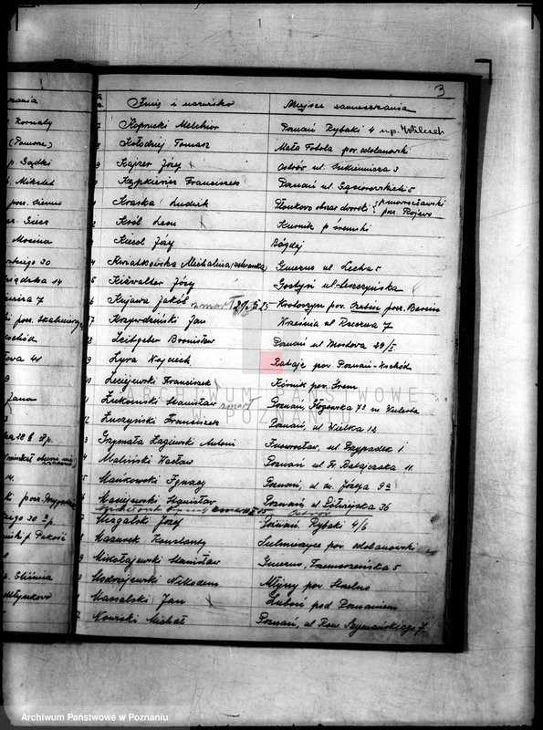 Obraz 7 z jednostki "/Spis Weteranów i Wdów po weteranach z 1863 r./"