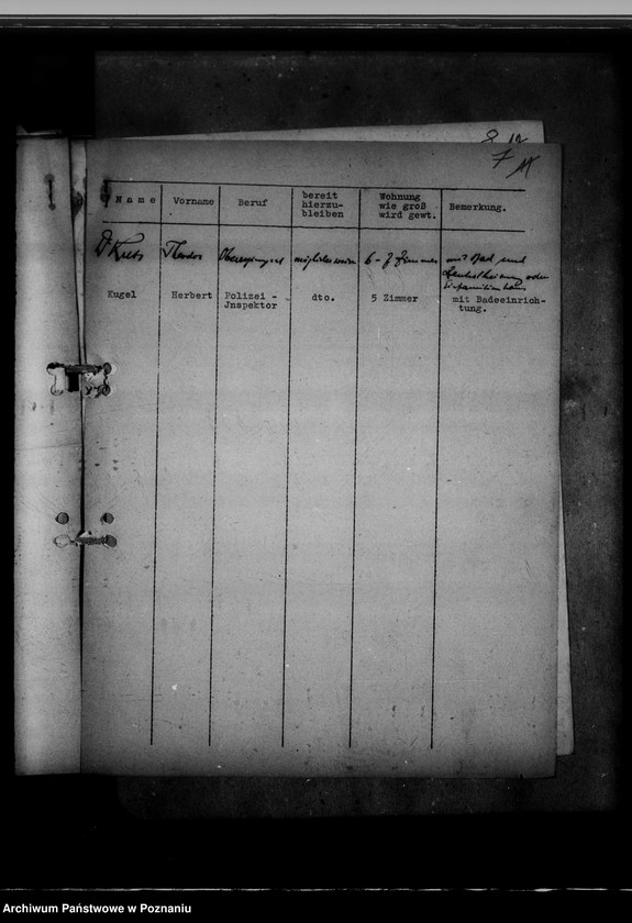 Obraz 11 z jednostki "Wohnungsfürsorge für Deutsche in Posen. Rundfunksempfanganlagen"