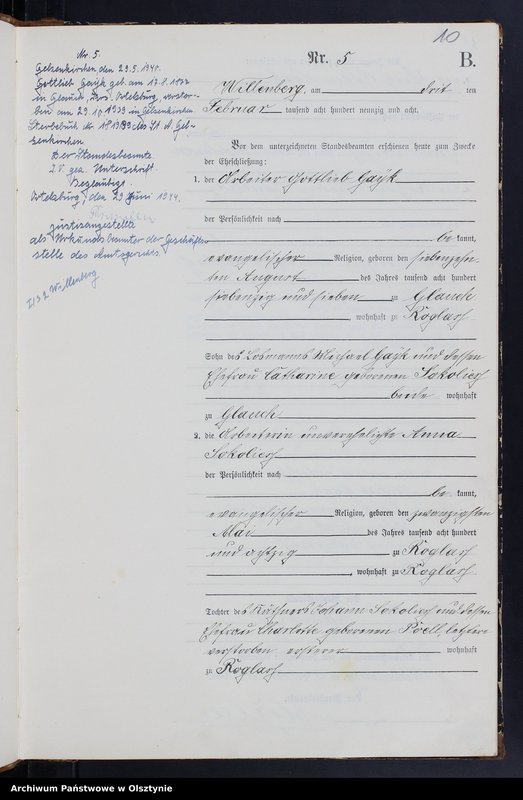 image.from.unit.number "Heiraths-Neben-Register Nr 1 - 41"