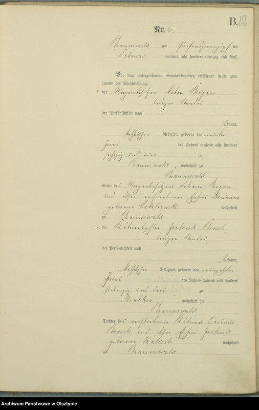 image.from.unit.number "Heiraths-Haupt-Register Nr 1 - 21"