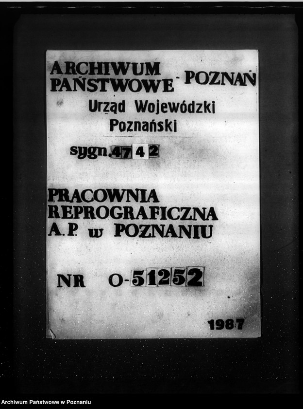 Obraz 1 z jednostki "Majętność Osowo Stare pow. obornicki, własność. Tessmer nr woj. kotła 3718"