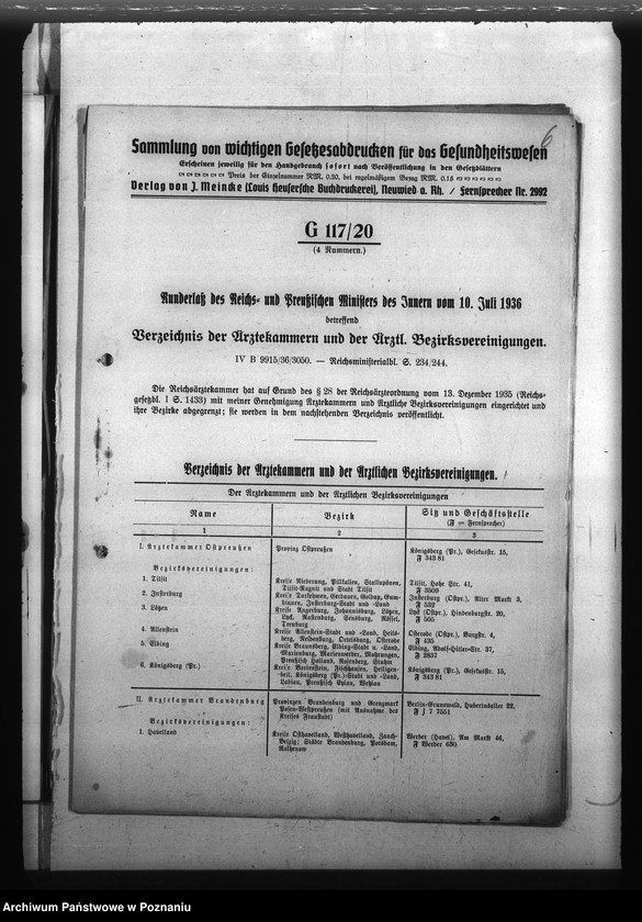 Obraz 10 z jednostki "Sammlung von wichtigen Gesetzeabdrucken für das Gesundheitswesen"