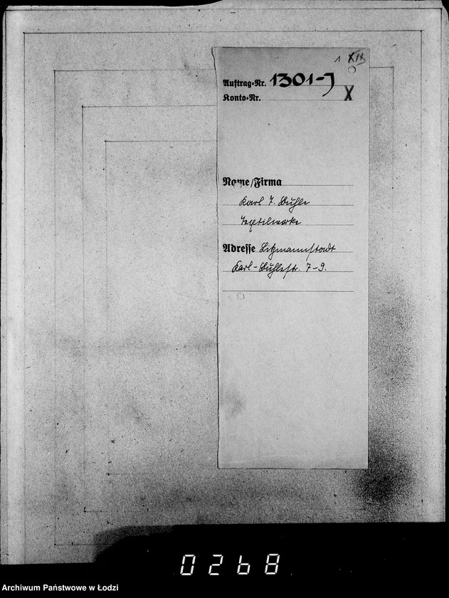 Obraz 5 z jednostki "J[uden] 1301-1320. [Wnioski Żydów z Getta o zwrot należności za towary wzięte na kredyt]"