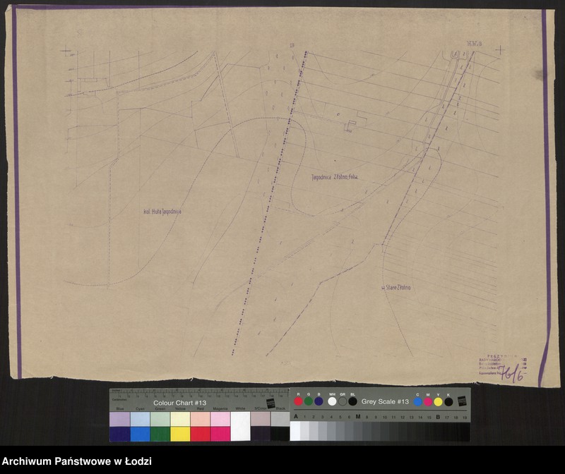 Obraz 1 z jednostki "Plan m. Łodzi. Sekcja NW8"