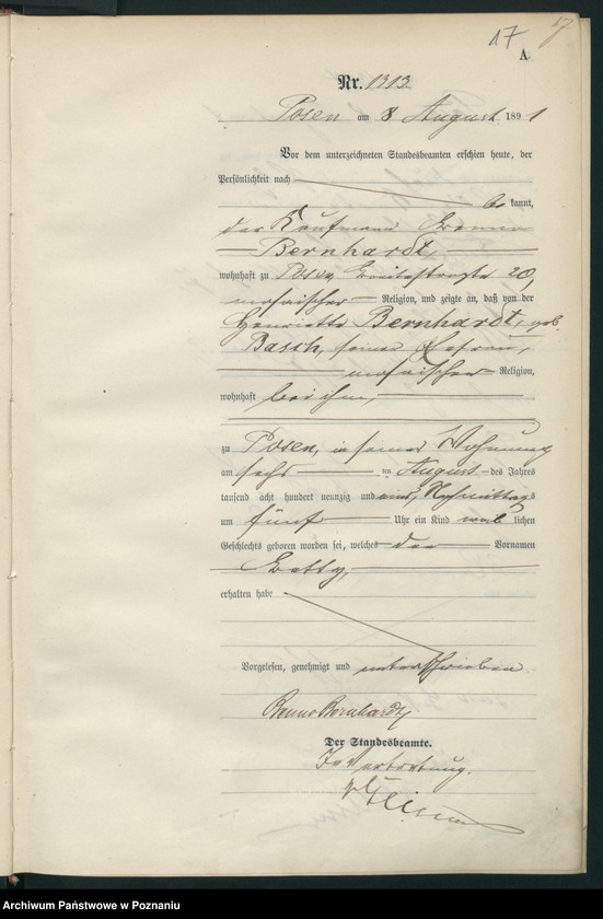 Obraz 20 z jednostki "Księga urodzeń t. IV"