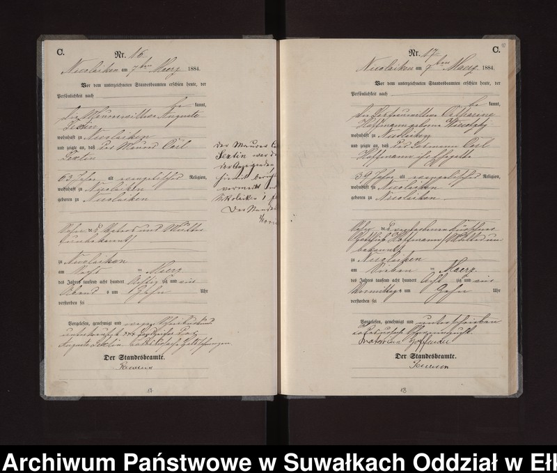 image.from.unit.number "Sterbe-Haupt-Register des Königlichen Preussischen Standes-Amtes Stadt Nicolaiken Kreis Sensburg"