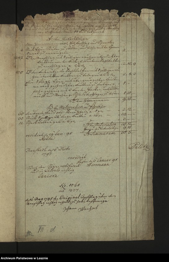 Obraz 19 z jednostki "[Berechnungen fur das Militärlazarett]"