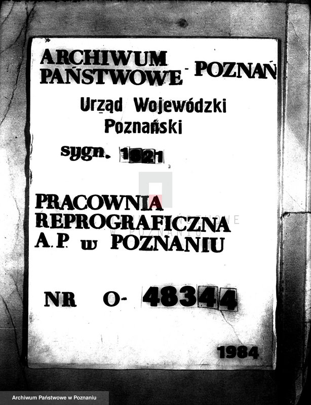 Obraz 1 z jednostki "Sprawy budowlane majątku państwowego Rucewko powiat inowrocławski"