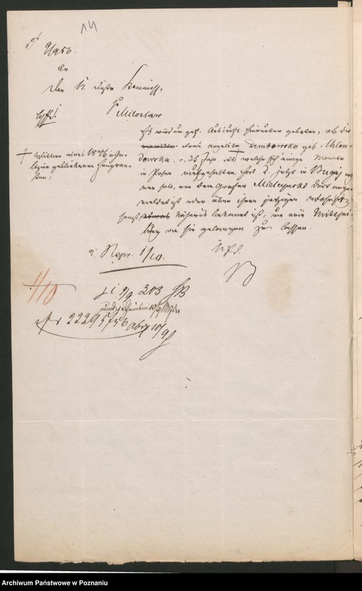 Obraz 18 z jednostki "A. betr. Personalia der Witwe Angelica von Dembowska und ihre Söhne Czeslaw und Eduard"