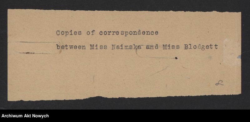 image.from.unit.number "Unit No. 7, The Comforts Committee of the Navy League and Clothing Committee of the Polish Victims Relief Fund Associated. Lista członków. Zarys działalności. Korespondencja"