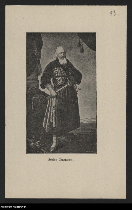 image.from.unit.number "Grochulski Hipolit (proboszcz parafii Czarńca); Załączniki: a) list do Ks. dr T. Pomian-Kruszyńskiego (odpis); b) program i projekt utworzenia Komitetu budowy grobowca i uczczenia pamięci St. Czarnieckiego (maszynopis); c) odpis uroczystości żałobnych ku czci St. Czarnieckiego w 1906 r. odpis z "Jutrzenki"; d) Wiktor Czermak - "O Stefanie Czarnieckim…", Lwów 1909 (broszura); e) wycinek prasowy; L.1"