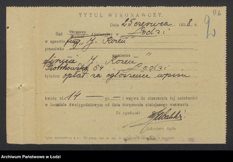 image.from.unit.number "Joel Beniamin Rozen- wyrób towarów włókienniczych"