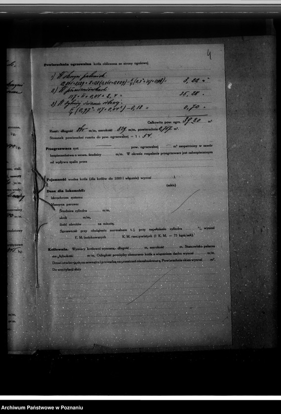 Obraz 8 z jednostki "Towarzystwo robót inżynieryjnych "Tri" w Poznaniu nr fabryczny kotła 10205 nr porz. 5515"