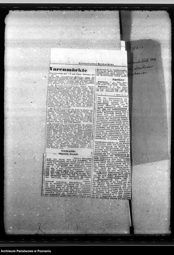 image.from.unit.number "Sparkassen - korespondencja"