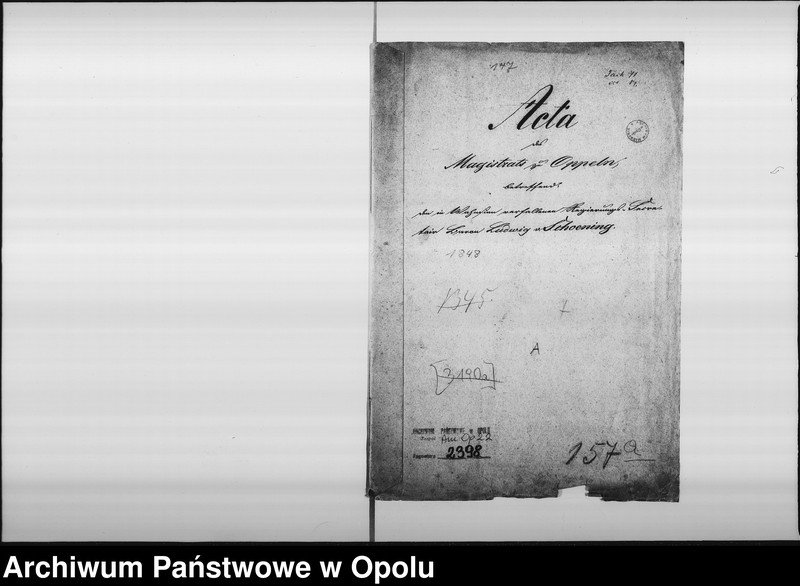 Obraz 4 z jednostki "Acta des Magistrats zu Oppeln betreffend: den in Wahnsinn verfallenen Regierungs-Secretair Baron Ludwig v[on] Schoening"
