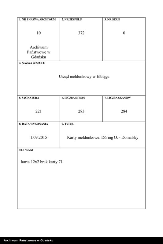 image.from.unit.number "Karty meldunkowe: Döring O. - Domalsky"