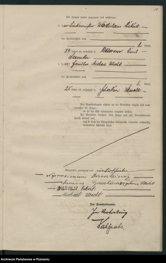 Obraz 17 z jednostki "Heirats-Haupt-Register"