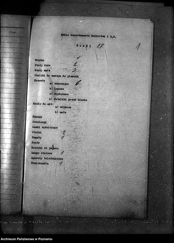 Obraz 5 z jednostki "Sprawy gospodarcze-ogólne meble"