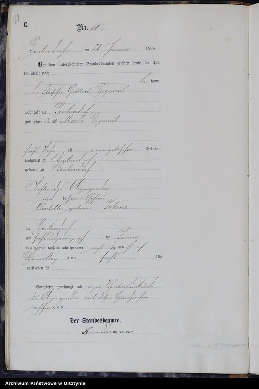 image.from.unit.number "Sterbe-Haupt-Register Nr 1 - 253"