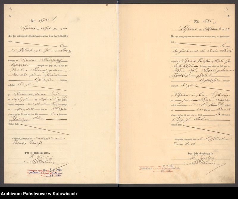 image.from.unit.number "Księga urodzeń T. II nr 593-881"