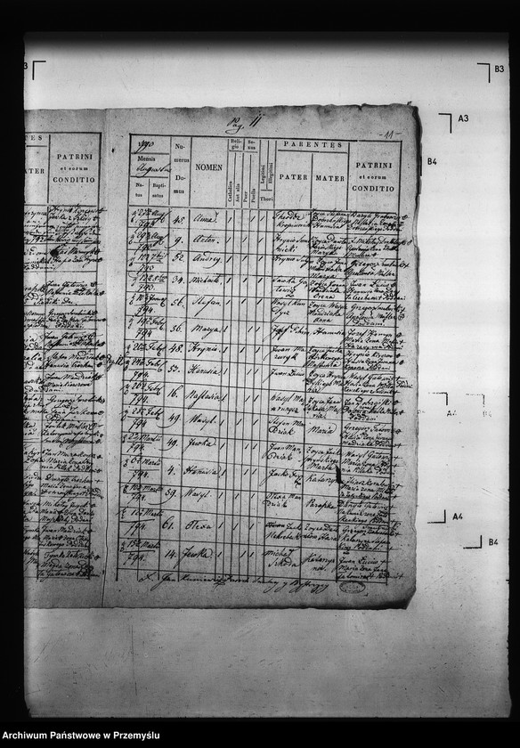 Obraz 14 z jednostki "[Kopie ksiąg metrykalnych parafii Bystrzyca (dekanat Podbuż)]"