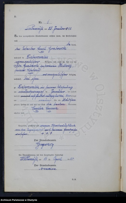 image.from.unit.number "Geburts-Neben-Register Nr 1 - 167"