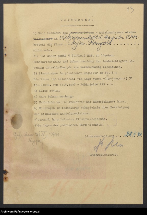 Obraz 15 z jednostki "Rojza Reingold- sprzedaż delikatesów"