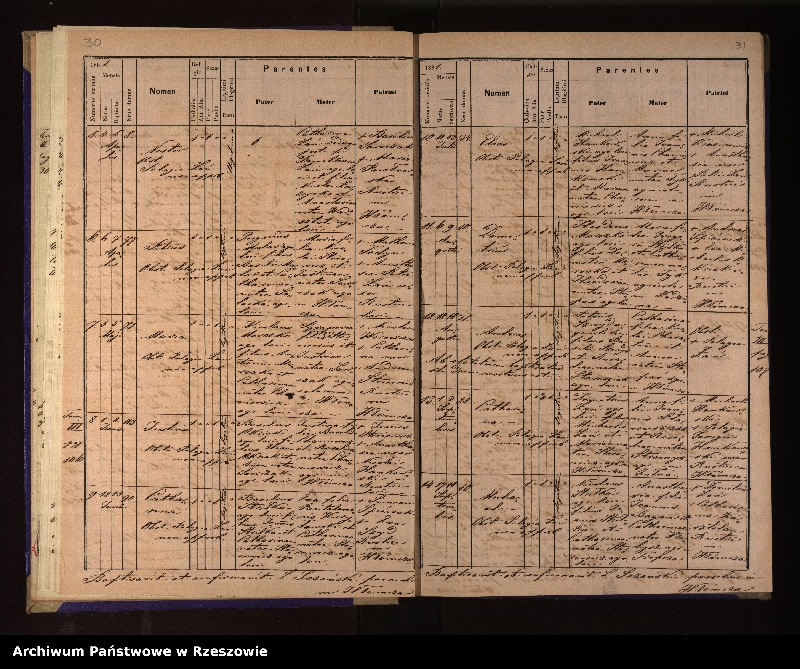 Obraz 20 z jednostki "Księga urodzeń, małżeństw i zgonów dla miejscowości Hłomcza, Łodzina, Mrzygłód"