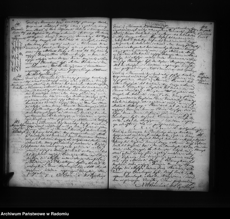 image.from.unit.number "Duplikat akt religijno cywilnych urodzonych, zaślubionych i zmarłych w parafii Głowaczów w roku 1866"