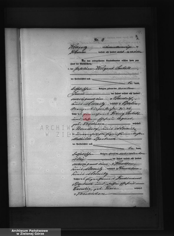 Obraz 5 z jednostki "Heirats-Haupt-Register"