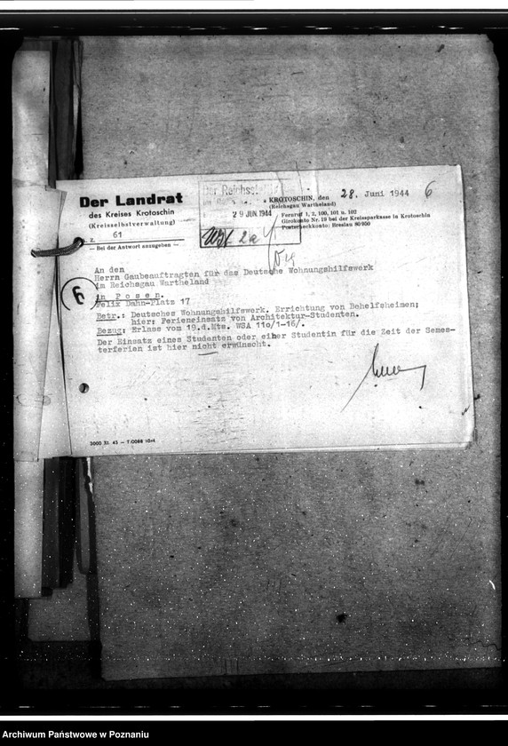 Obraz 12 z jednostki "Studenteneinsatz während der Semsterferien am Behelfsheimbau"