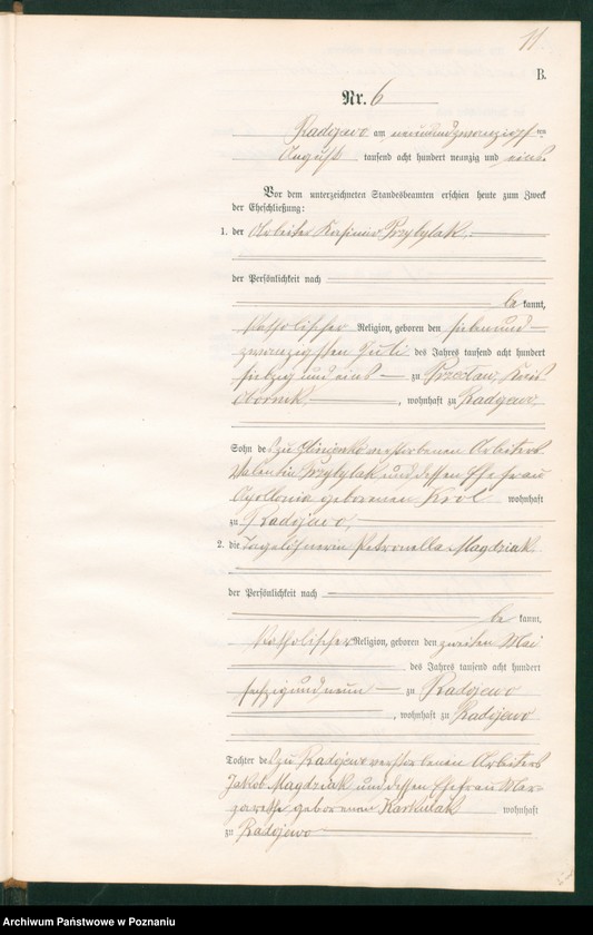 image.from.unit.number "Księga małżeństw"
