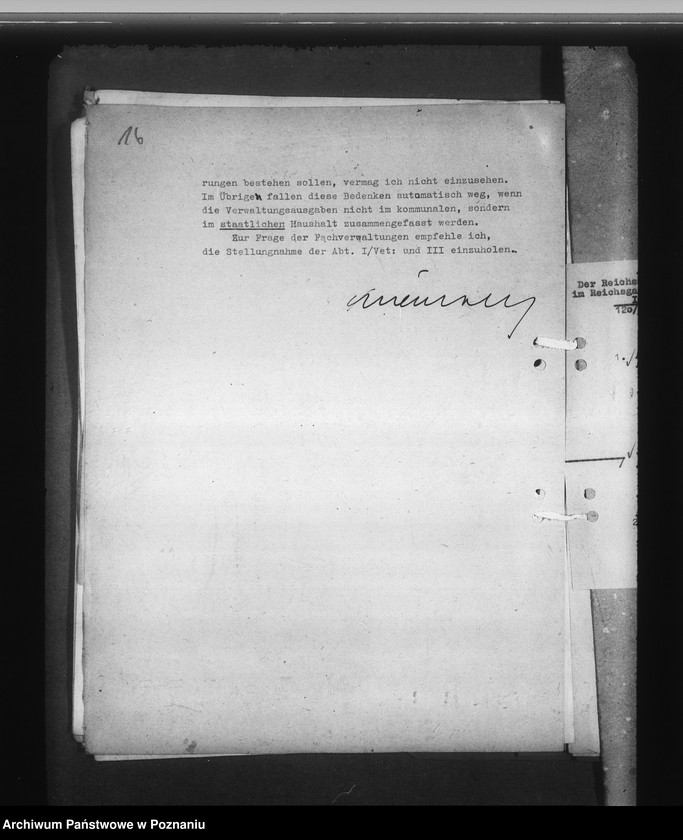 Obraz 20 z jednostki "Vereinfachung der Verwaltung. Kosten der landrätlichen Verwaltung"