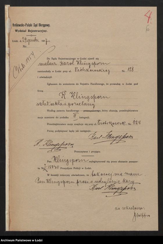 Obraz 8 z jednostki "Karl Klingsporn- skład szkła i porcelany"