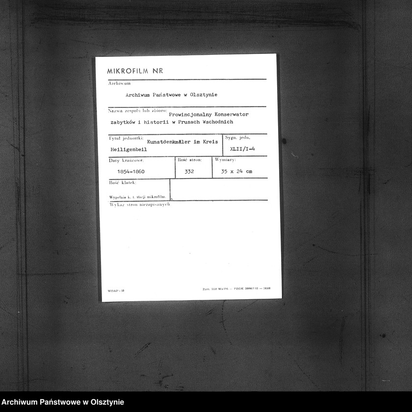 image.from.unit.number "Kunstdenkmäler im Kreis Heiligenbeil"