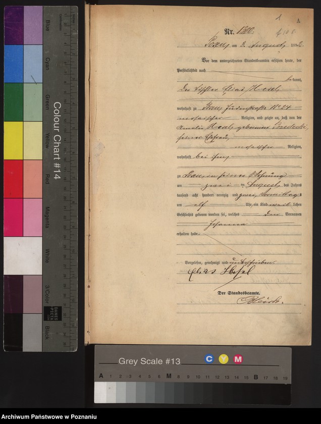 Obraz 4 z jednostki "Księga urodzeń t. IV"