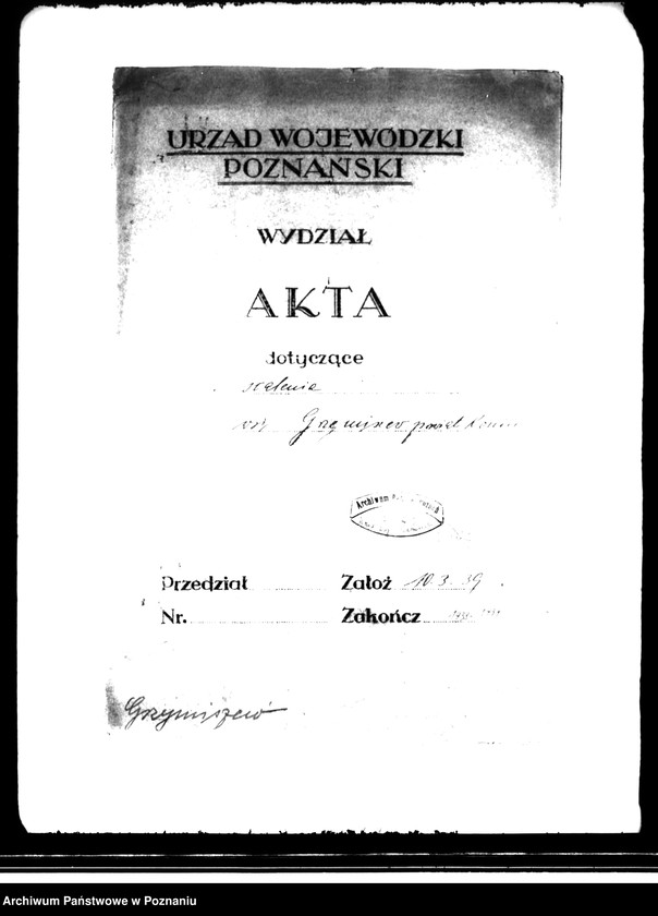 image.from.unit.number "Scalanie wsi Grzymiszew powiatu konińskiego"