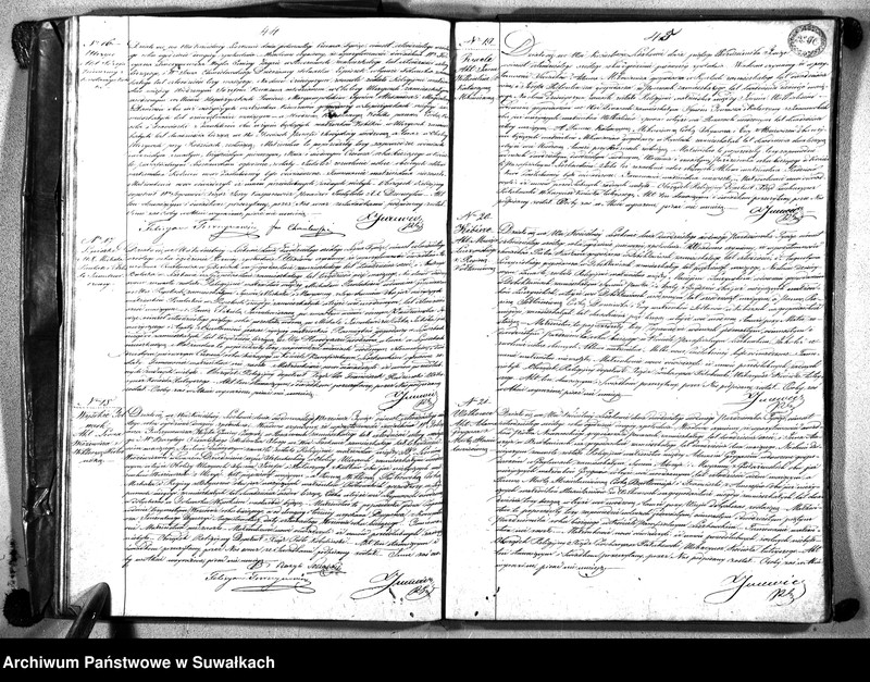 image.from.unit.number "Księga Duplikat Urodzonych, Zmarłych i Zaślubionych Parafii Liszkowskiej w Powiecie Seyneńskim Gubernii Augustowskiey Rok 1846"