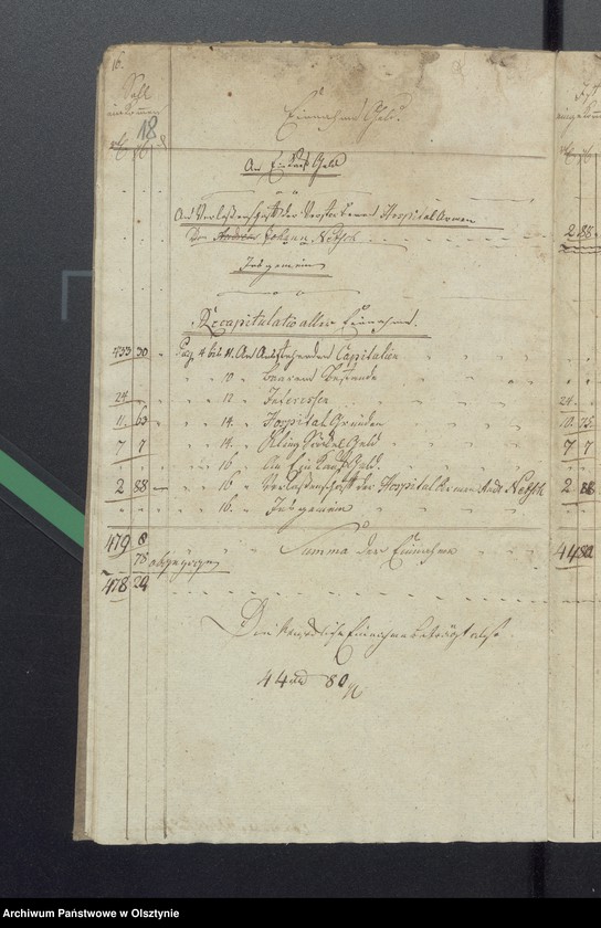 image.from.unit.number "Passenheimsche Hospital Rechnung"