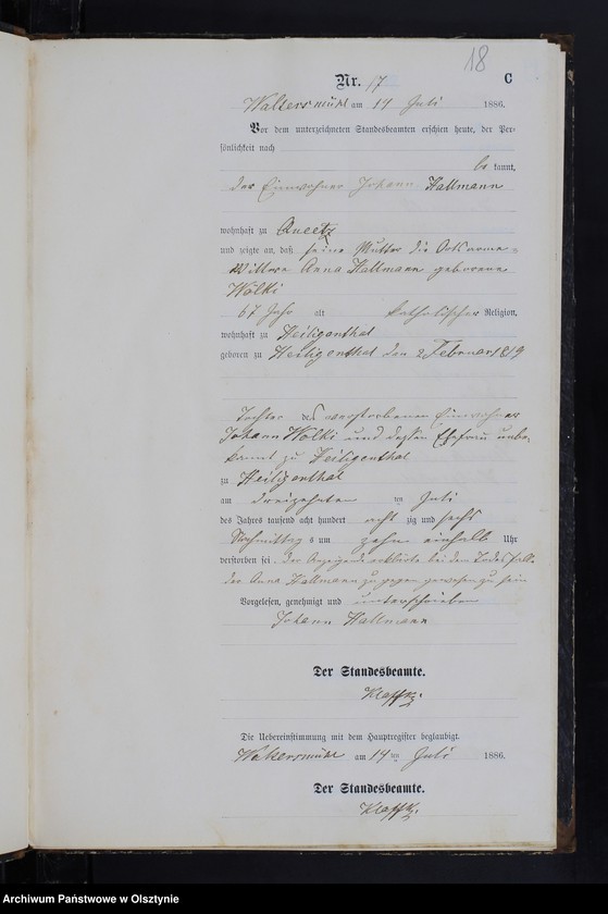 image.from.unit.number "Sterbe-Neben-Register Nr 1 - 39"