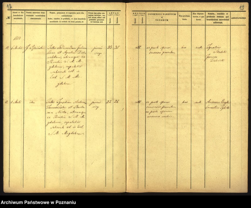 Obraz 9 z jednostki "Księga małżeństw"