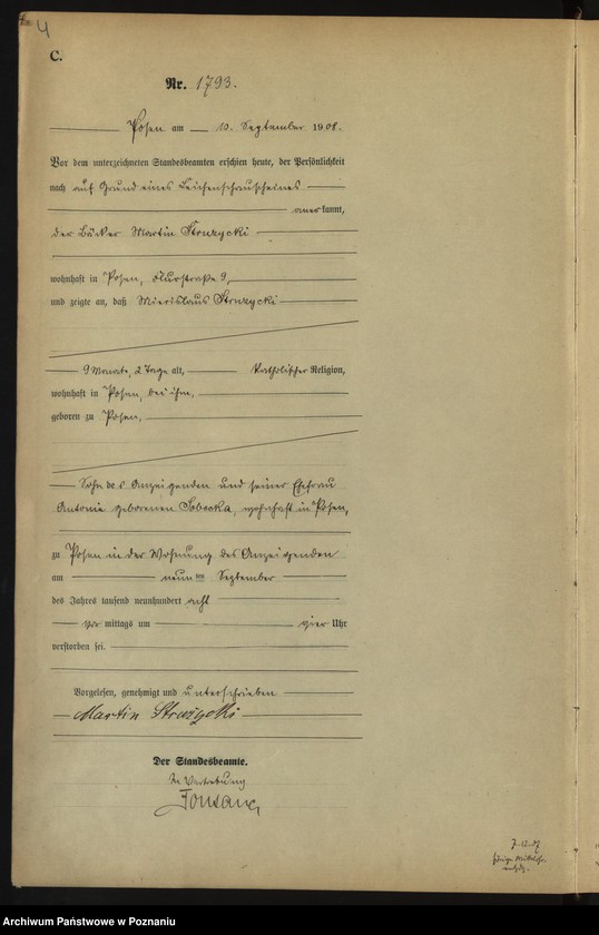 Obraz 6 z jednostki "Księga miejscowa zgonów tom IV [Rejestr główny zgonów]"