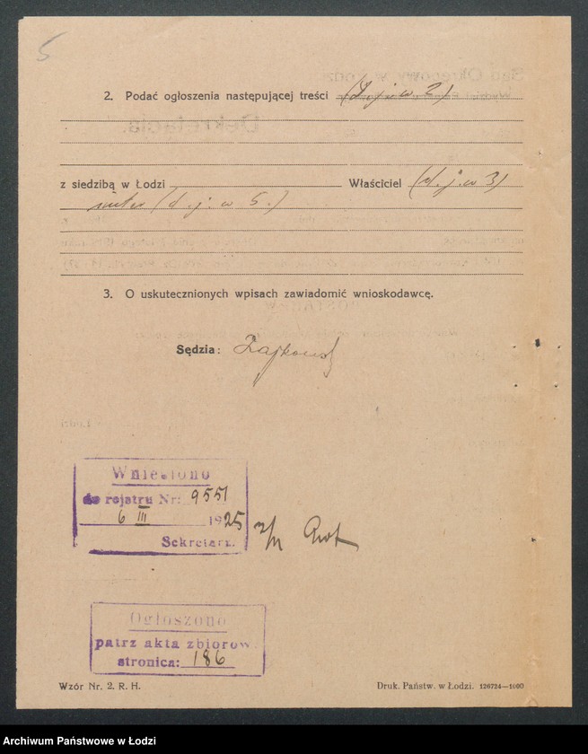 Obraz 7 z jednostki "Józef Kronzilber- sprzedaż skór"