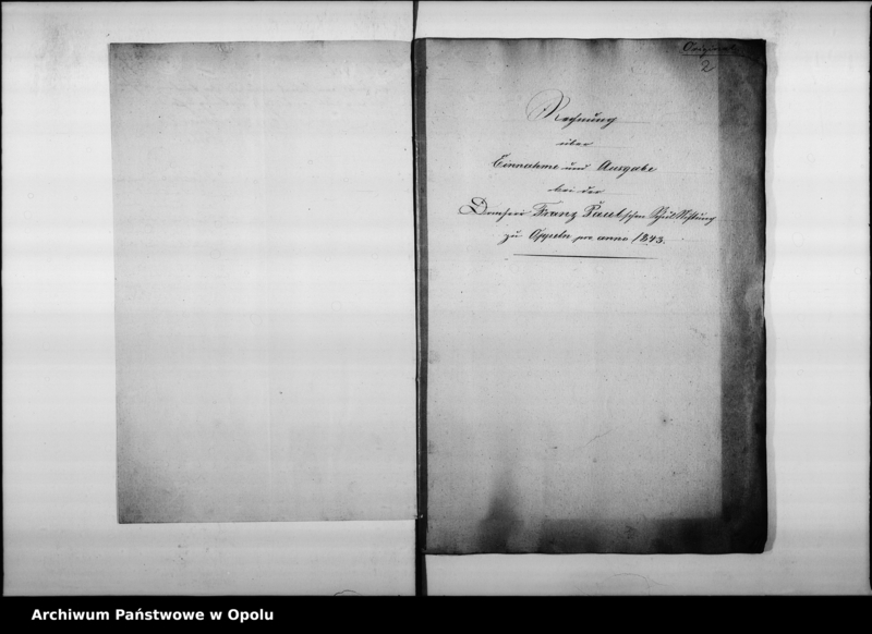 Obraz 6 z jednostki "Acta des Magistrats zu Oppeln betreffend: die Revision der Rechnungen der Domherr Franz Paulschen Schulstiftung und Erteilung der Decharge für den Rendanten de Anno 1844 bis Mai 1853"