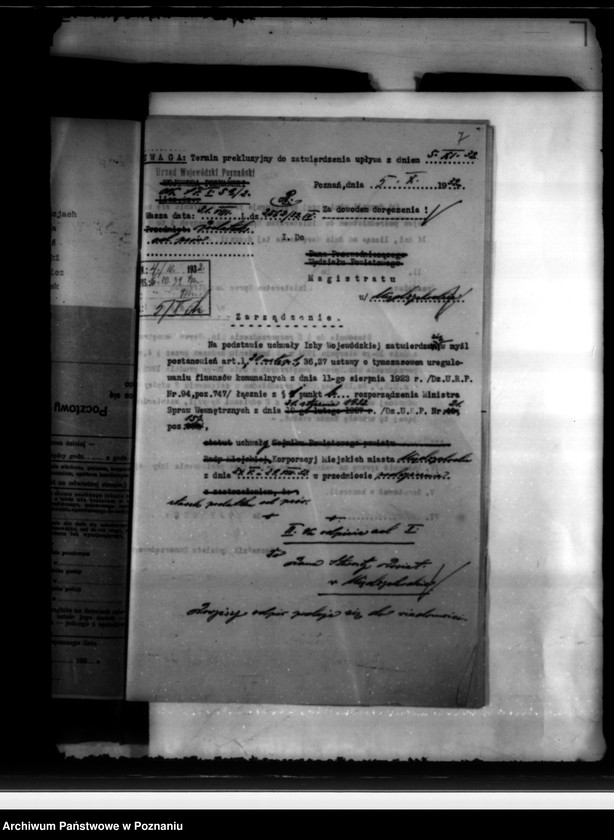 Obraz 11 z jednostki "Daniny komunalne miasta Międzychodu"