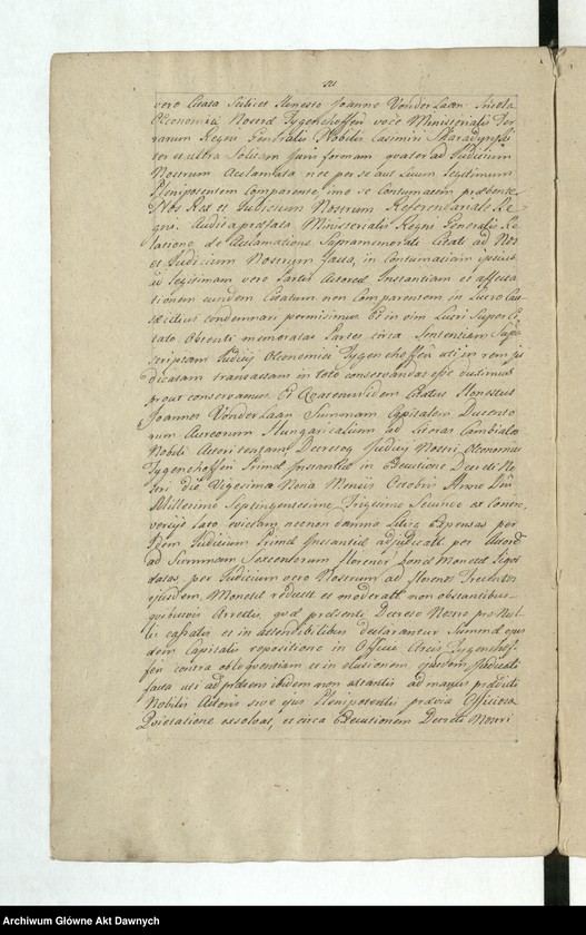 image.from.unit.number ""Acta decretorum Sae Rae Mtis Judicii Referendarialis Regni regnante - - Augusto III rege Poloniae - - Ad Relationem - - Antonii Sebastiani Dembowski, Antonii Łodzia Poniński, Josephi in Załuskie Załuski praepositi Varsaviensis etc. referendariorum. In annis 1735, 36, 38, 39, 40, 43, 44, 45, 46, 47, 48 et 49 emanatorum. Post fata generosi Michaelis Nagrodzki iudicii eiusdem notarii cura et impensis generosi Ioannis Nepomuceni Słomiński Metrices Regni praefecti completa et compactata Varsaviae"."