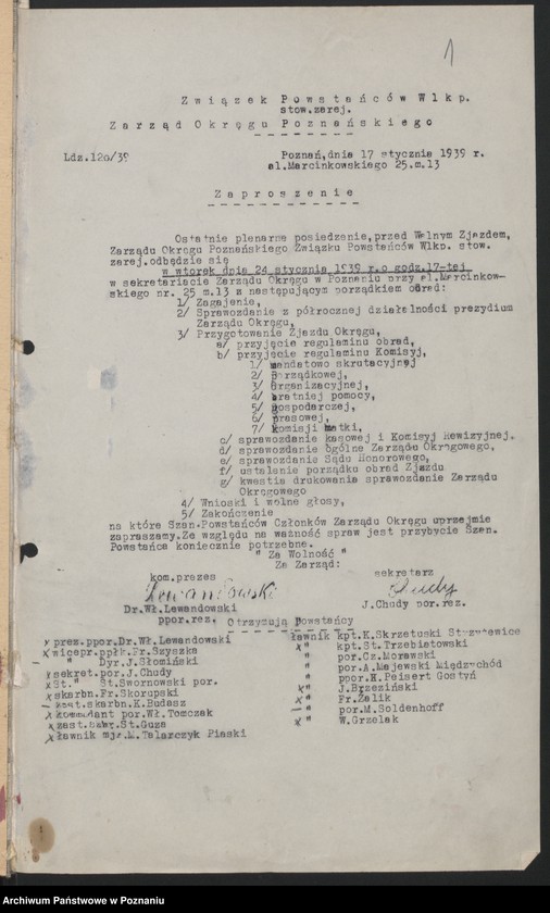 image.from.unit.number "Walny Zjazd Okręgu 19.II.1939."