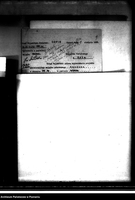 image.from.unit.number "Postępowanie techniczne przy parcelacji majątku Czołowo powiatu kaliskiego"